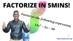 Learn Factorization using the Cross Method! Instructional Video