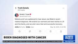 Biden's prostate cancer diagnosis sparks support and political scrutiny News Clip
