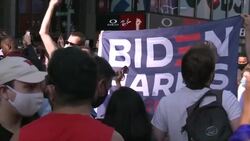 VOICED : Las celebraciones de los estadounidenses que dicen “adiós” a Trump News Clip