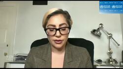 Lady Gaga speaks at WHO daily coronavirus briefing News Clip
