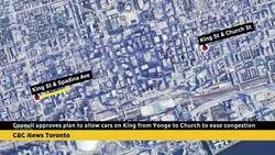 Cars are now allowed on part of King Street. Will it help ease congestion? News Clip