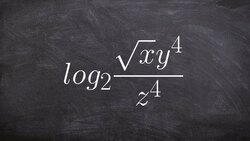 How to expand logarithmic expressions using multiple logarithms Instructional Video
