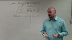 Learn how to determine concavity of a polynomial function Instructional Video