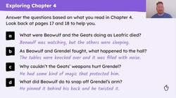 Characterisation of Beowulf and Grendel Instructional Video