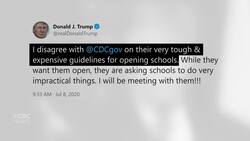 Mixed messages about reopening schools as U.S. hits 3 million COVID-19 cases News Clip