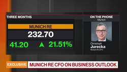 Munich Re 'Very Cautious' on Covid Fallout: CFO Jurecka News Clip
