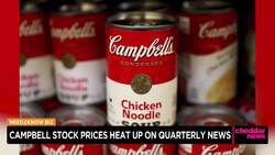 Campbell Stock Prices Heat Up on Quarterly News News Clip