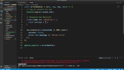 Node.js API Masterclass with Express and MongoDB - Mongoose Error Handling [1] Instructional Video