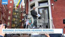 Julian Assange's Extradition Hearing Resumes After Delay News Clip