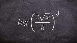 Expanding a logarithmic expression raised to the third power Instructional Video