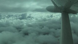 Flying Kenya to Juba, South Sudan Stock Footage