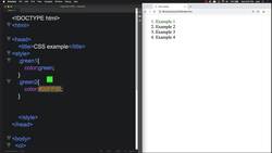 HTML CSS and JavaScript for Beginners - A Web Design Course - CSS Colors. Instructional Video
