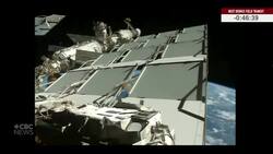 Astronauts bond as orbiting space junk threatens International Space Station News Clip