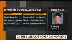 California Suit Against Uber and Lyft Is a Game Changer, Aquent CEO Says News Clip