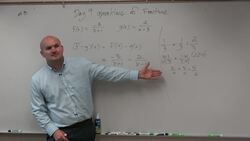 Subtracting two functions reciprocal so we can find the domain Instructional Video