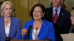 Senator Hirono says GOP would sweep Kavanaugh sex abuse allegation under the rug to confirm Stock Footage