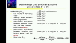 The Dixon Q-test | When to Discard Outliers in Your Data Instructional Video