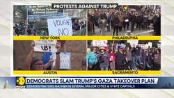 Anti-Trump rallies across US: protests on immigration crackdown, transgender rights rollback News Clip