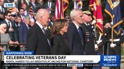 Biden, Harris honor veterans in first appearance together since election News Clip