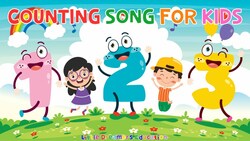 Counting 1 -10 Song | Number Songs For Children | 4K Instructional Video