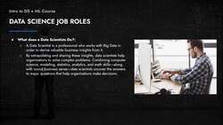 Data Science and Machine Learning with R - Data Science Job Roles Instructional Video