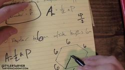 How to Find the Area of a Regular Polygon Instructional Video