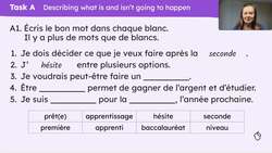 Au lycée : future plans with 'aller + infinitive' Instructional Video