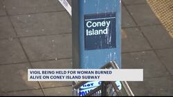 Sheepshead Bay church holds memorial for woman set on fire at Coney Island subway station News Clip