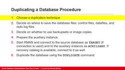 Oracle Database Administration from Zero to Hero - Duplicating a Database Using RMAN - Part I (2 of 3) Instructional Video