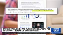 Kids are turning to chatbots instead of other humans for life advice News Clip