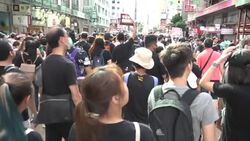 Hong Kong Protest March News Clip