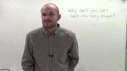 Most Asked Question #2 Why not teach the easy steps in math Instructional Video
