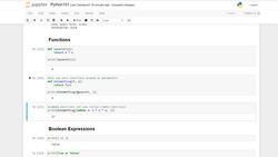 Create a computer vision system using decision tree algorithms to solve a real-world problem : Python Basics: Functions and Boolean Operations Instructional Video