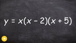 How to use the zeros and multiplicity to graph the equation of a polynomial Instructional Video