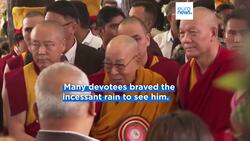 Dalai Lama celebrates 90th birthday with thousands of devotees in India News Clip