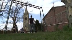 CLEAN : In northern France, a house welcomes wandering migrants at the Franco-British border News Clip