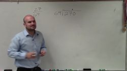 How to convert a fraction into a decimal and then a percent Instructional Video