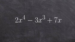Factoring out the gcf to a prime polynomial Instructional Video