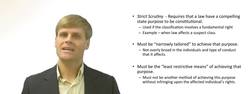 Strict Scrutiny and Constitutional Review Instructional Video