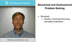 Structured and Unstructured Problems Instructional Video