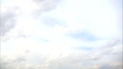 4K Time lapse Beautiful White cloud moving on blue sky Stock Footage