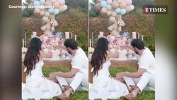 Gender reveal! Ananya Panday's cousin and mom-to-be Alanna Panday is having a baby boy. Check out the beautiful video News Clip