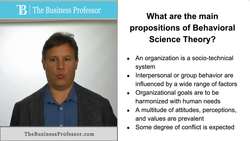 Propositions in Behavioral Science Instructional Video