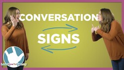 30 Signs You Need to Know for Basic ASL Conversations Instructional Video