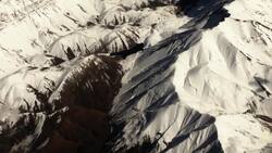 Drone Captures Mount Damavand, Iran: Highest Peak in Western Asia Stock Footage