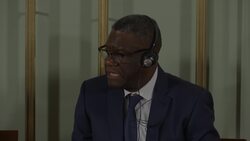 Peace Prize winner urges action against sexual violence in war News Clip