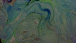 Abstract Colorful Mixing Oil And Paint Blasting Background Texture Stock Footage