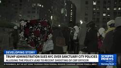 Trump administration sues NYC, blames city's immigration policy for shooting News Clip