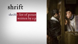 Romeo and Juliet 1.1 Word Nerd: "shrift" Instructional Video