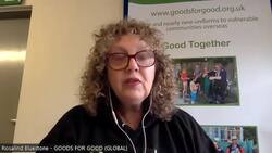 Interview with Goods for Good CEO Rosalind Bluestone News Clip